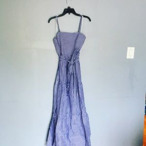 JCrew strip maxi dress (new)